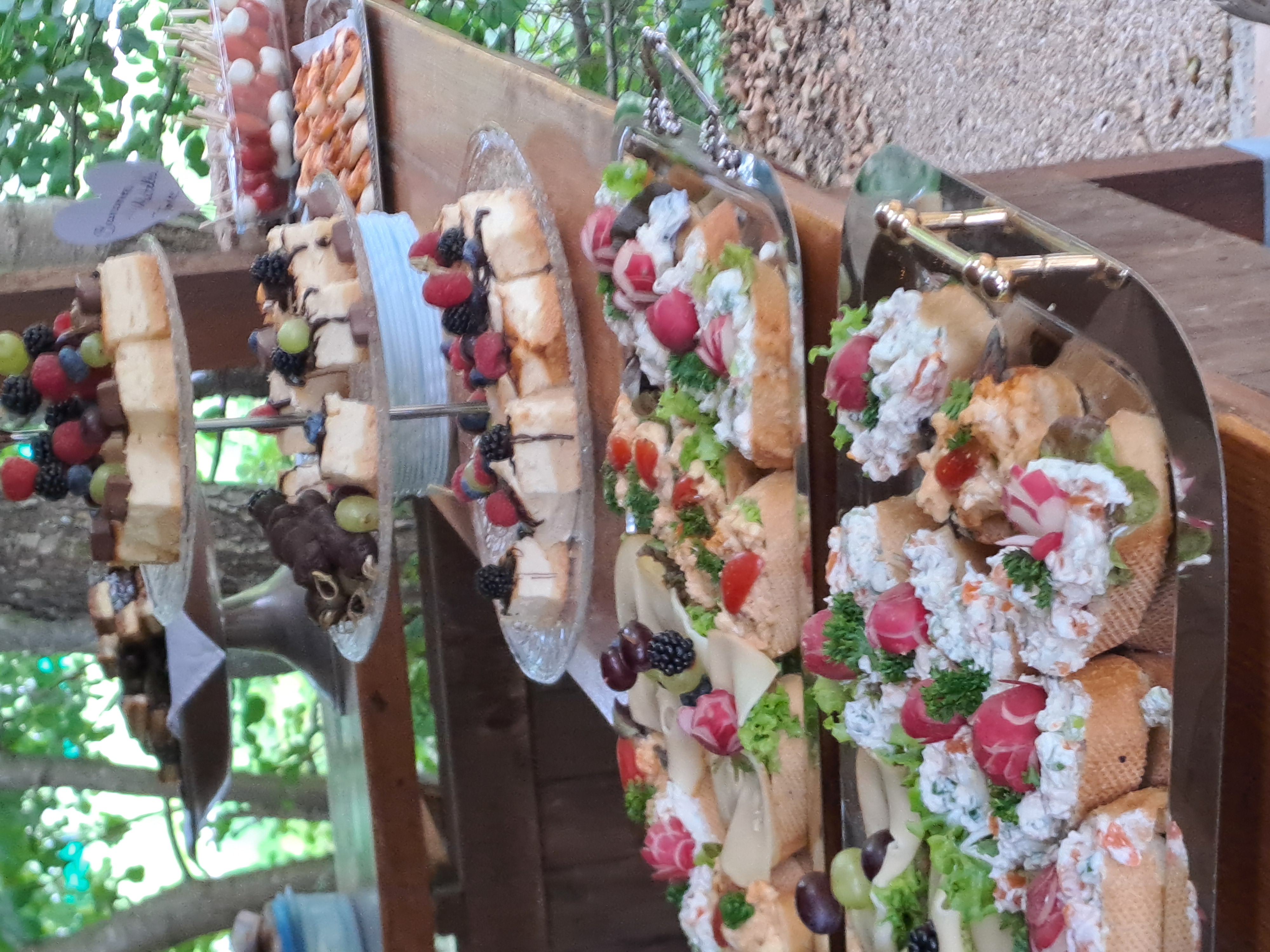 Cateringbuffet Pavillon